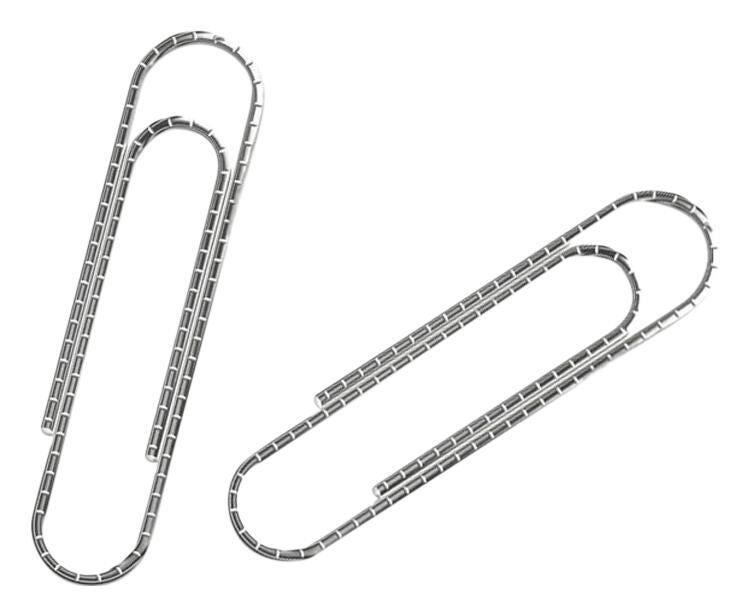 Pen2Paper 2 in. Nickel Coated Non Skid Jumbo Paper Clip Silver Pack 100 PE129286